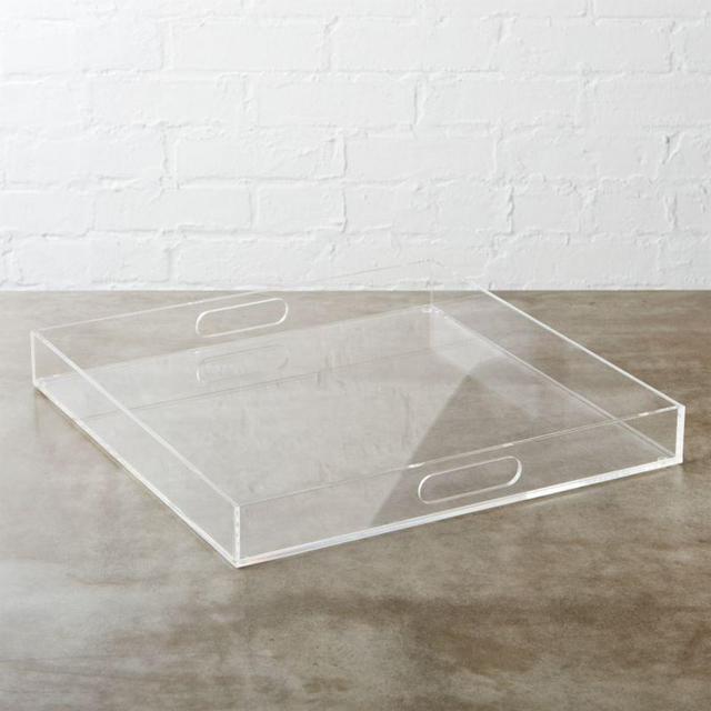 Acrylic Clear Square Tray