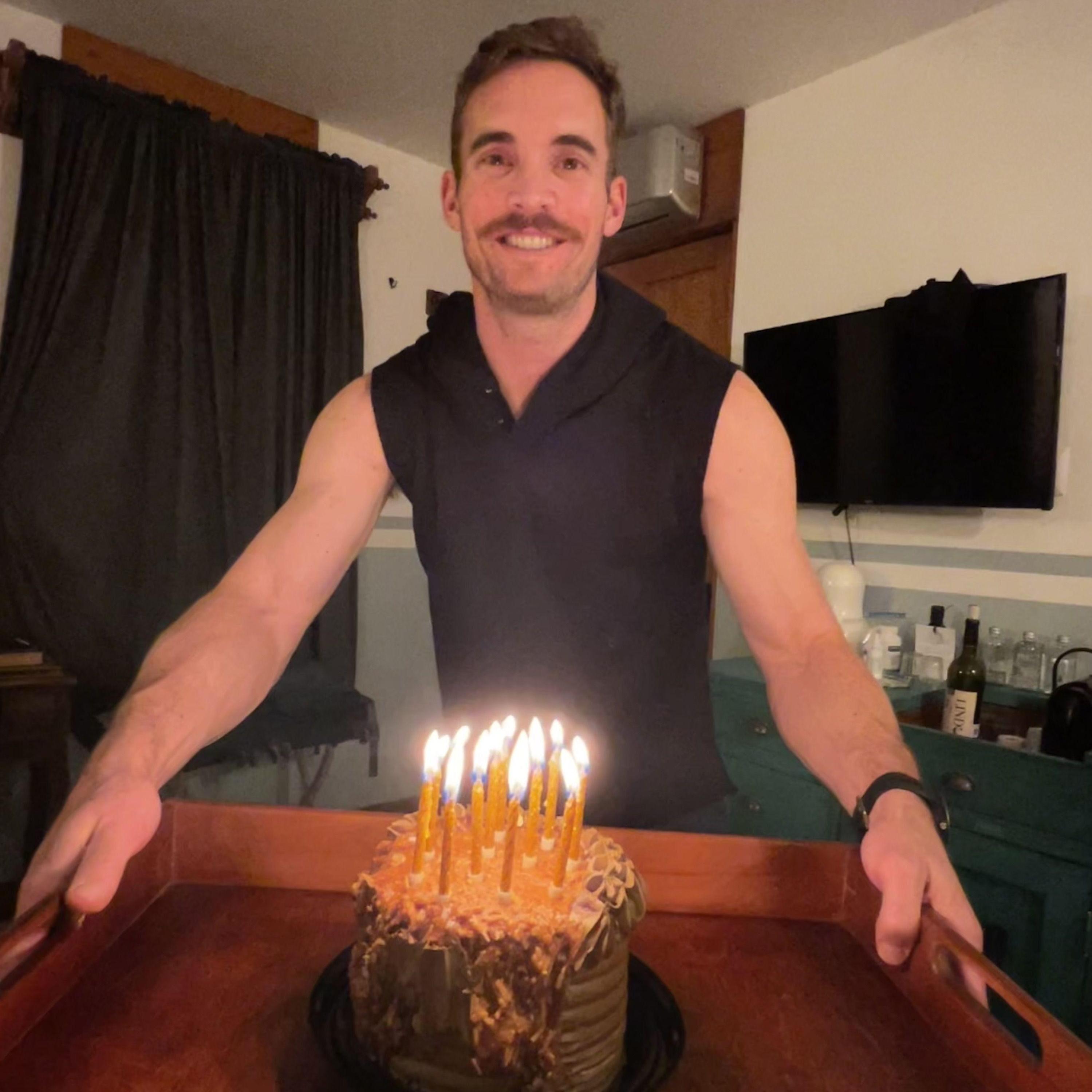 Chris finding german chocolate cake in a small Mexican town 🎂, 2022
