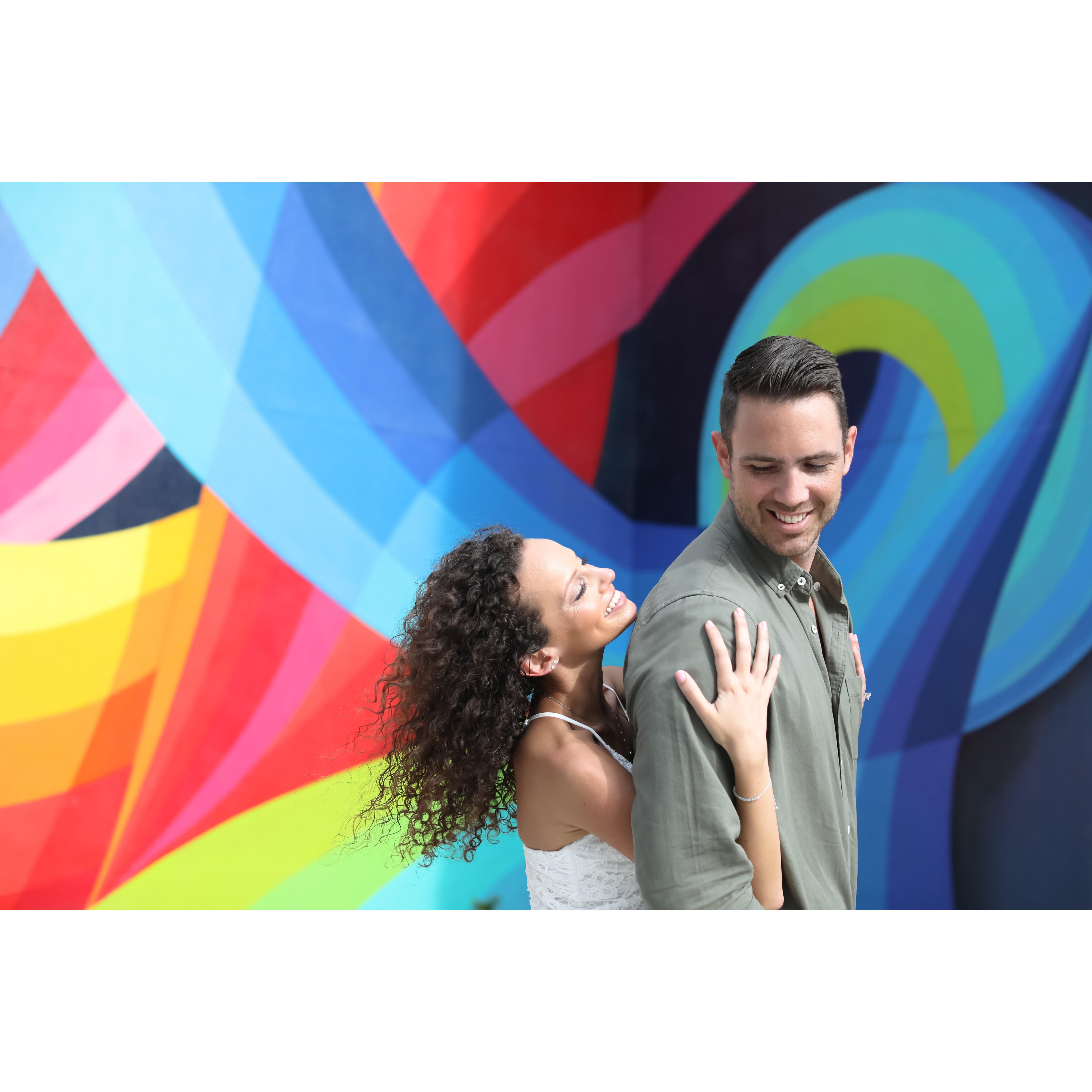 Engagement pictures in Downtown St. Petersburg