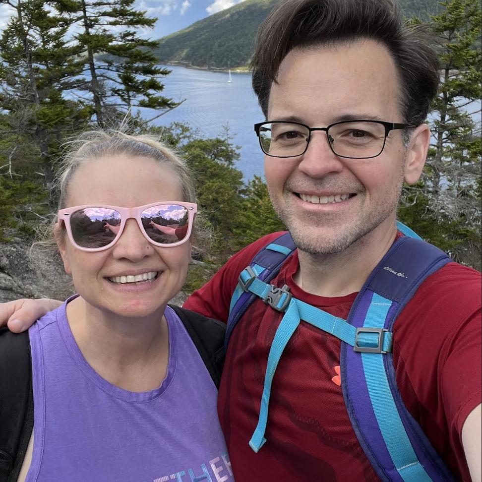 Hiking in Acadia, August, 2025