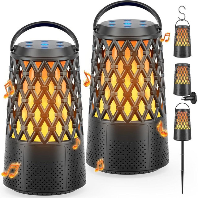 2026 Outdoor Speakers, Gift for Men, Bluetooth 5.3 Speakers Wireless IPX6 Waterproof, Auto-Pairing, Multi-Sync Up to 100-Speaker, Portable for Party Patio Deck Porch Backyard RV, Cool Gadget for Him