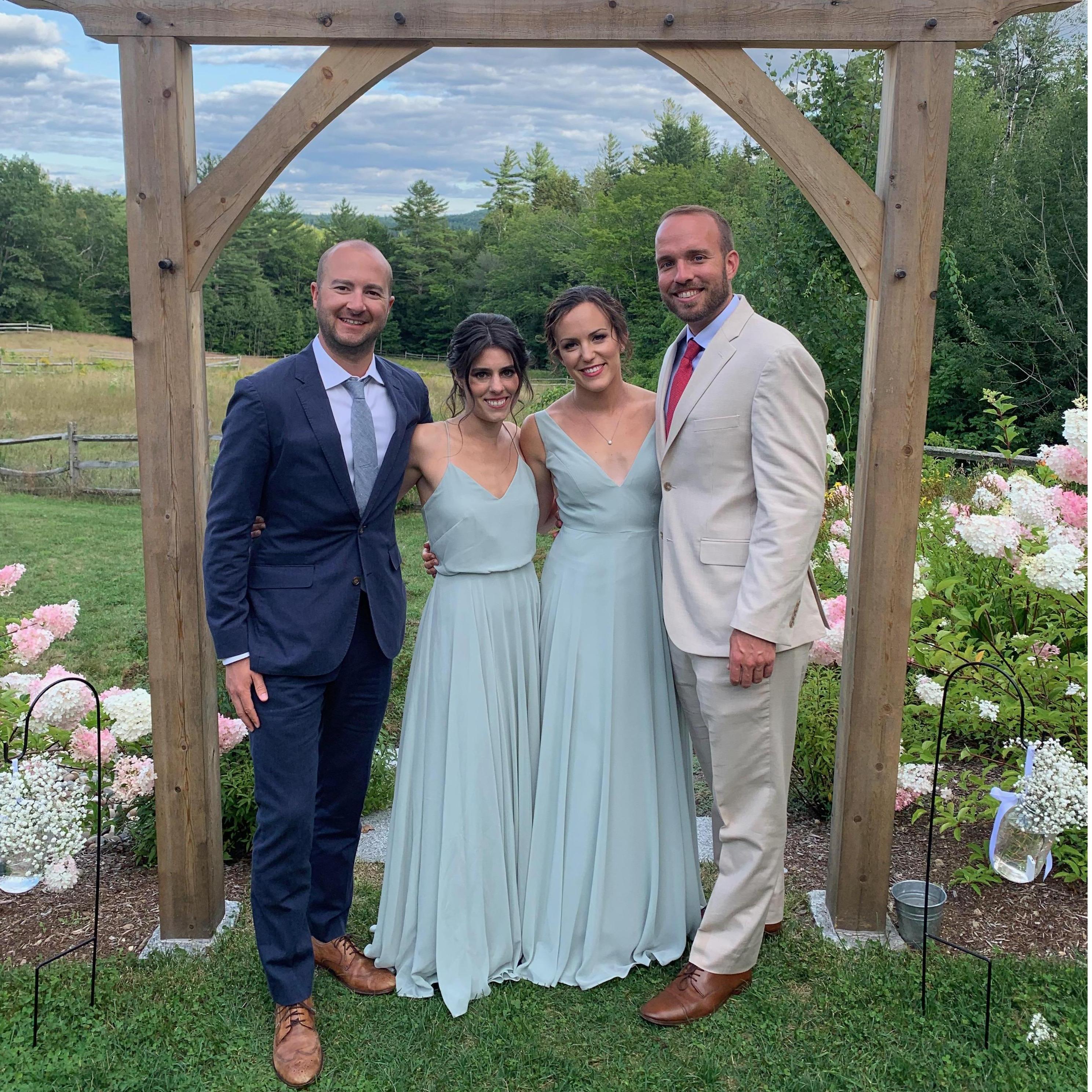 August 2019 - Sarah and Eric's wedding in NH