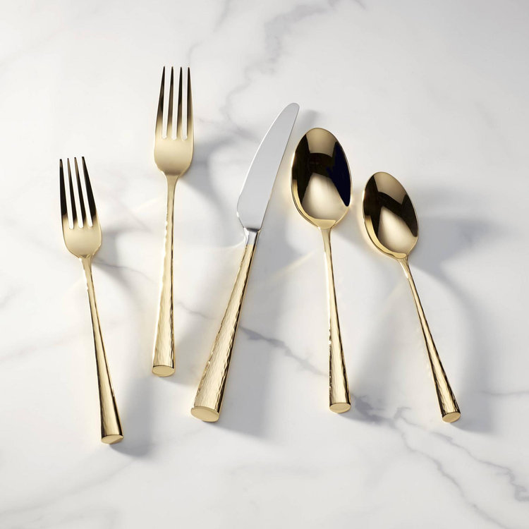 Lenox, Imperial Caviar 5-Piece Flatware Set, Service for 1 | Zola