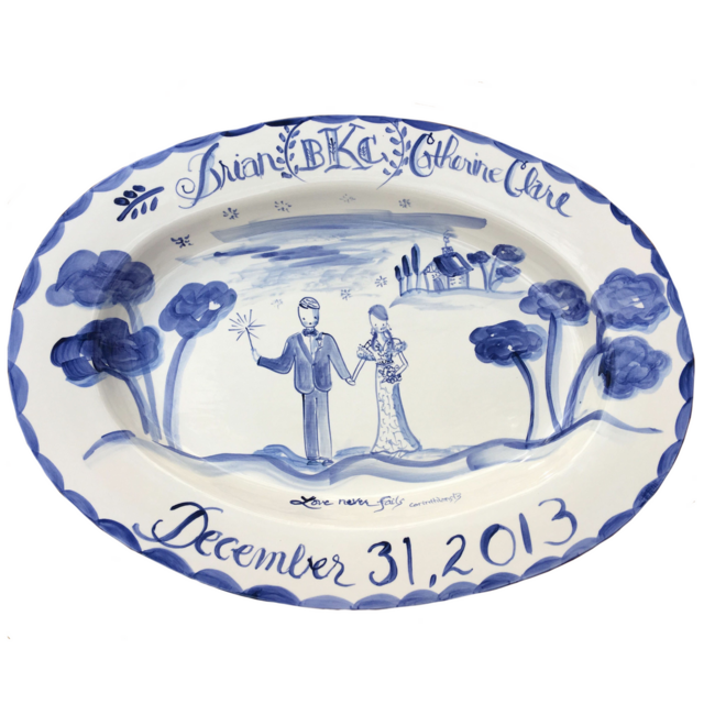Custom Wedding Platter
