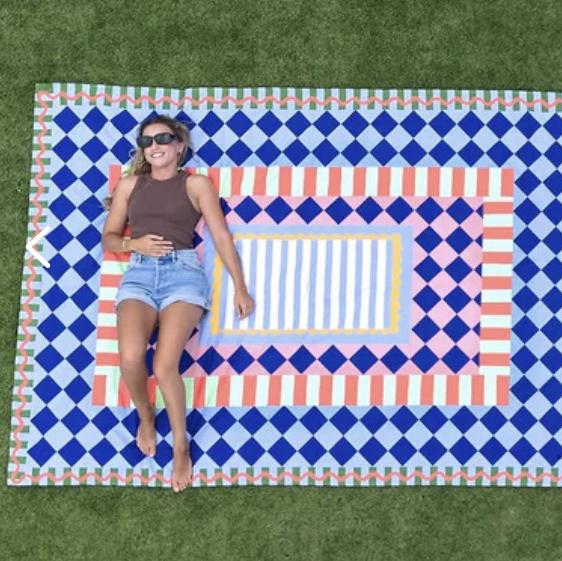 Dock & Bay Picnic Blanket - Bright Side Up