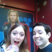 Ecstatic to see my man Thor in New York outside of a museum- our first trip together, in 2015