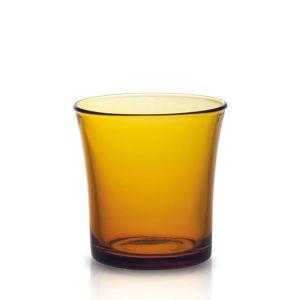 Amber Glass Tumbler - Set of 6, 7 oz
