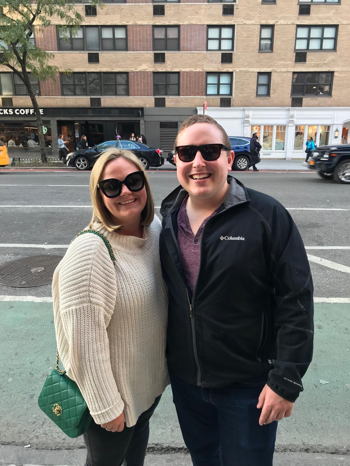 The first picture Dan & Abby ever took together - after bottomless brunch and before Dan makes it "official!" - October 2019.