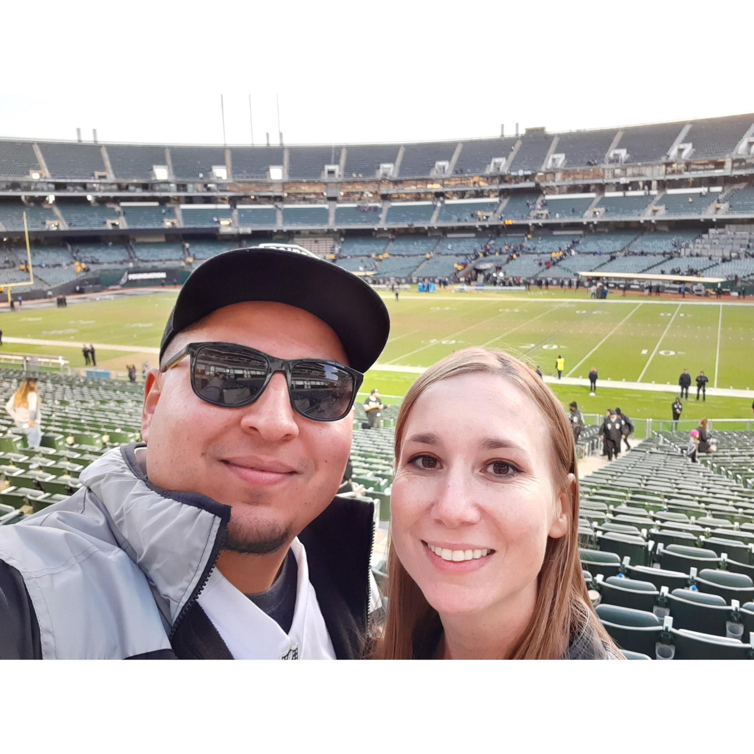 The last Raider's Oakland home game.