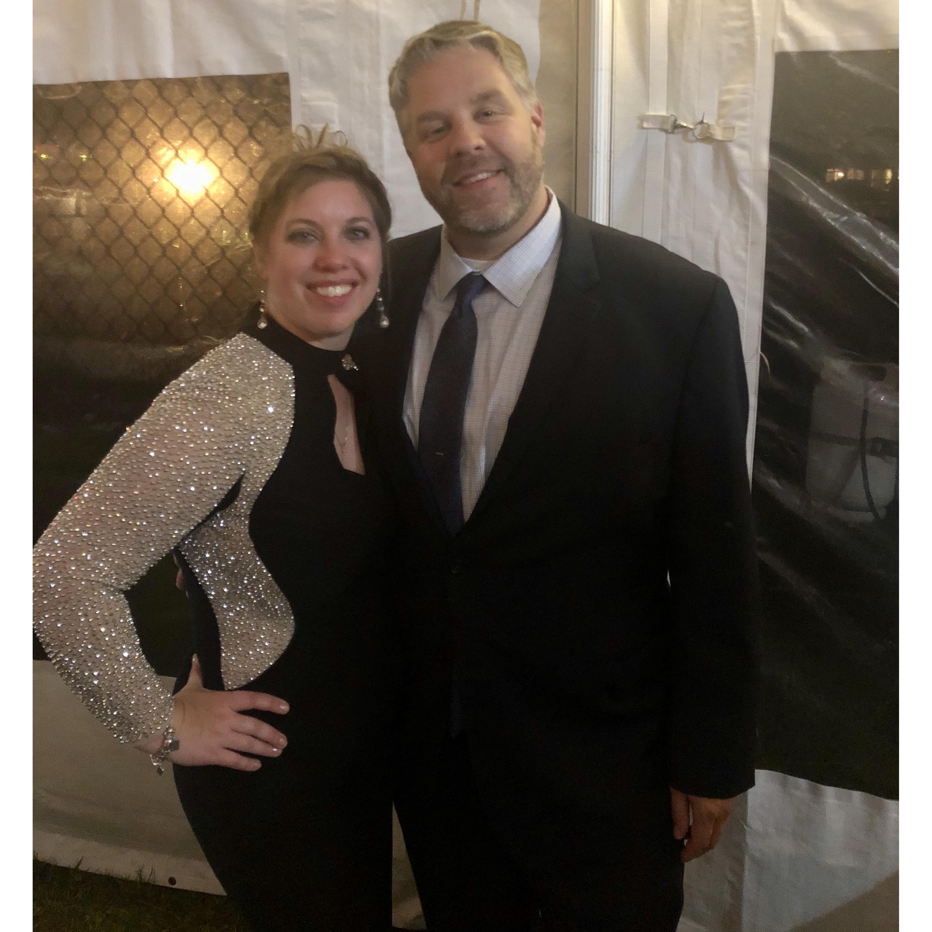 All dolled up for Brigid & Michael's wedding!
