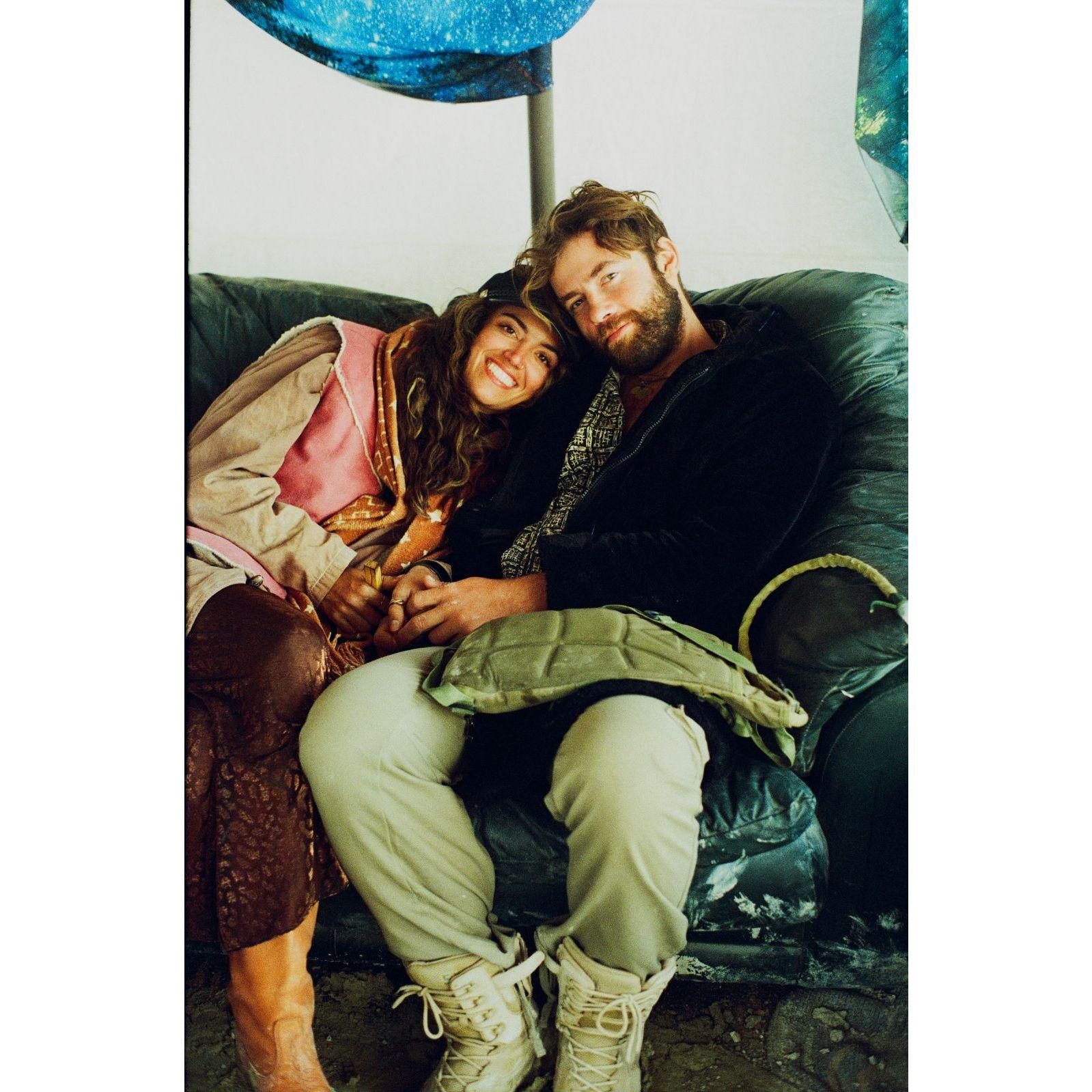 Cuddling at Burning Man
