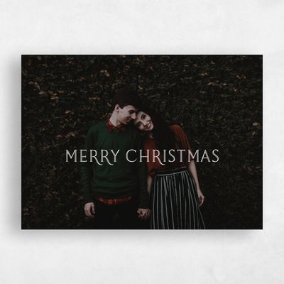 White Holiday Card - Bayard