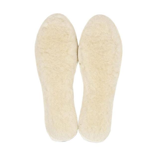 LAMBAA Unisex Sheep Wool Fleece Insoles Warm Soft Cozy