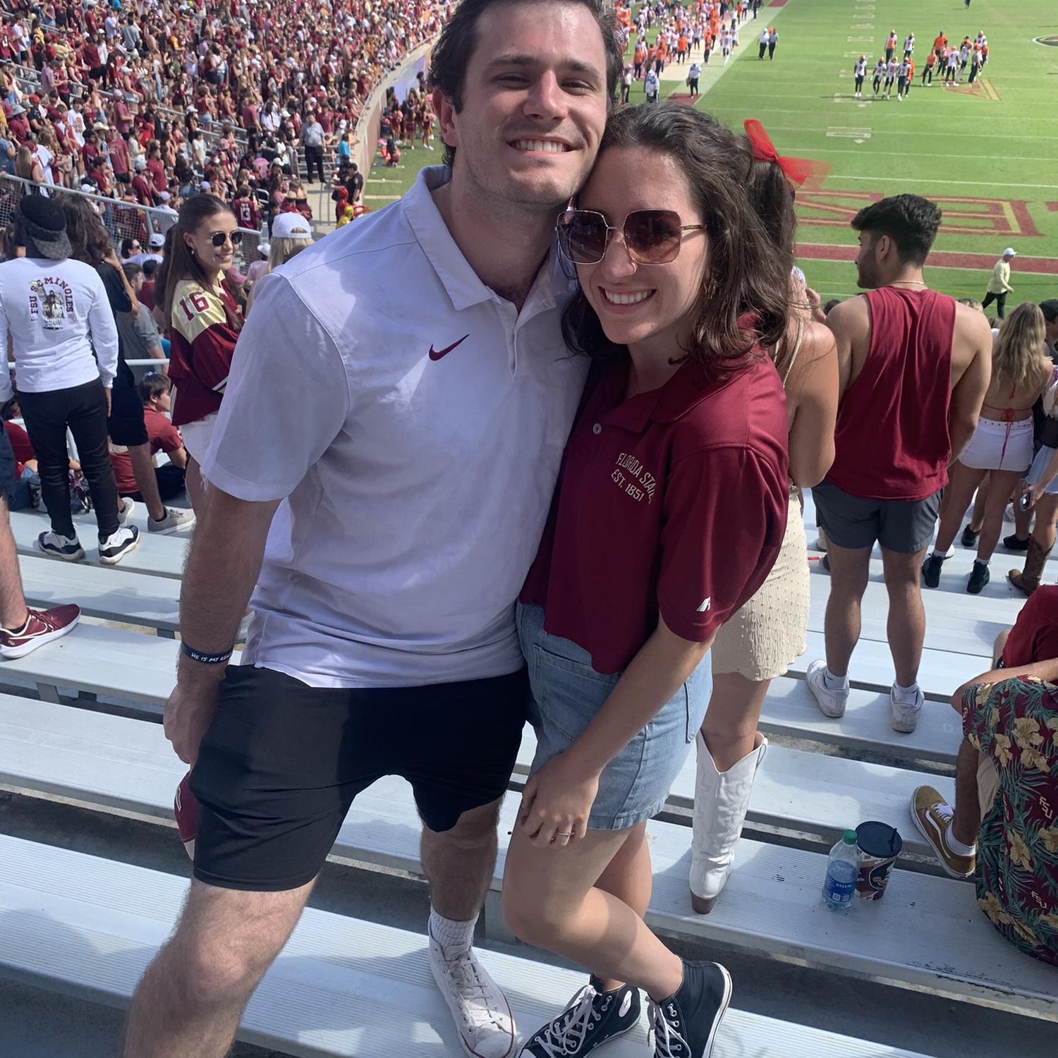 Aaron has been indoctrinated and now also bleeds garnet and gold; he's now a Nole by proxy