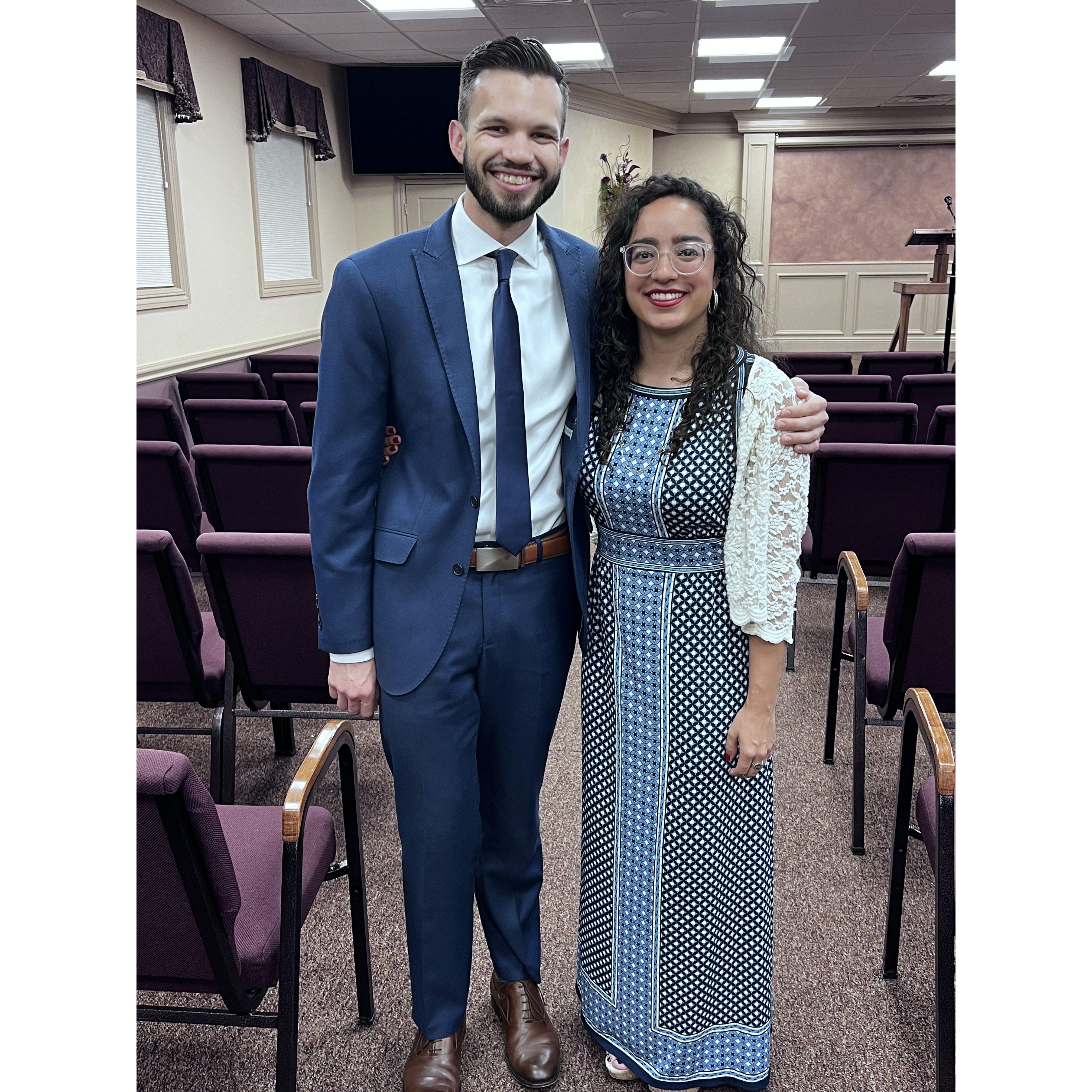 Cassidy's first visit to Alexis' Kingdom Hall