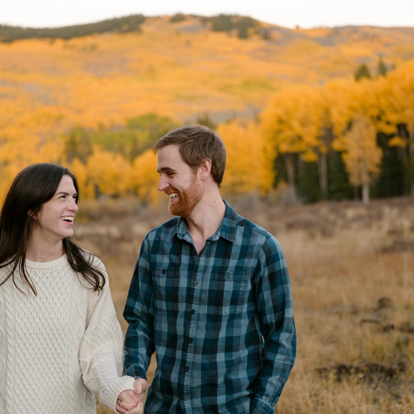 Our engagement photos taken by the very talented Catherine Norwood. We had a great time soaking up all the Aspen colors.