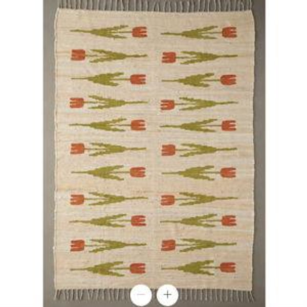 Kathleen Tulip Printed Rug // Size: 5 x 7