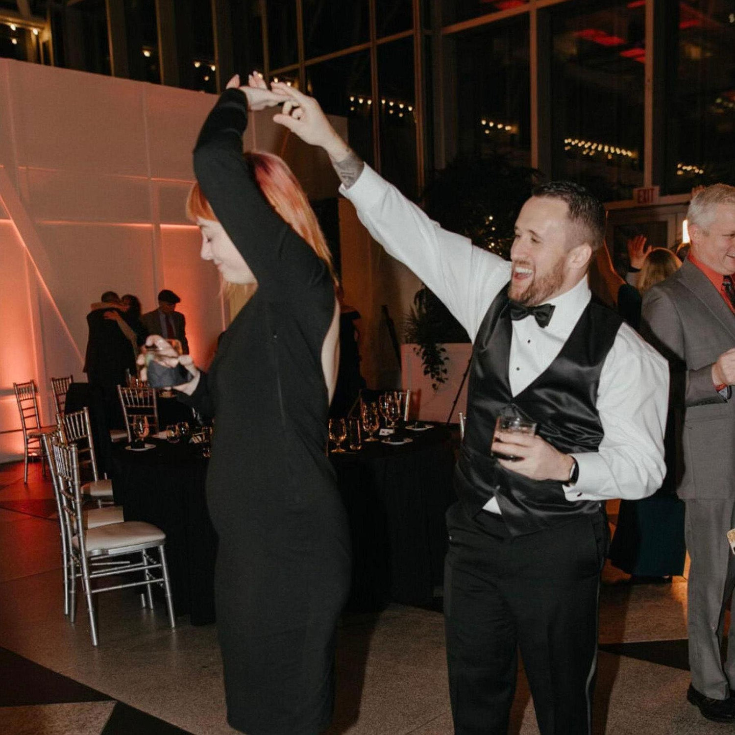 Neither of us can dance, but that hasn't stopped us yet!