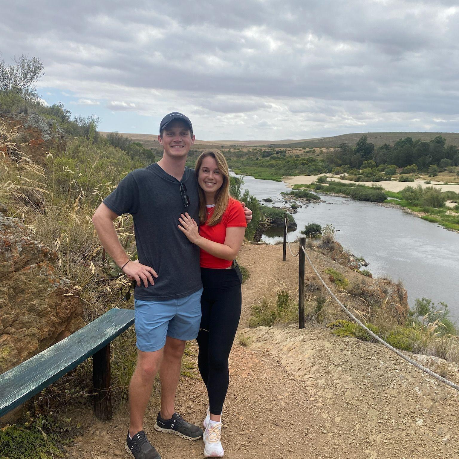 Moments after the engagement in Bontebok National Park!