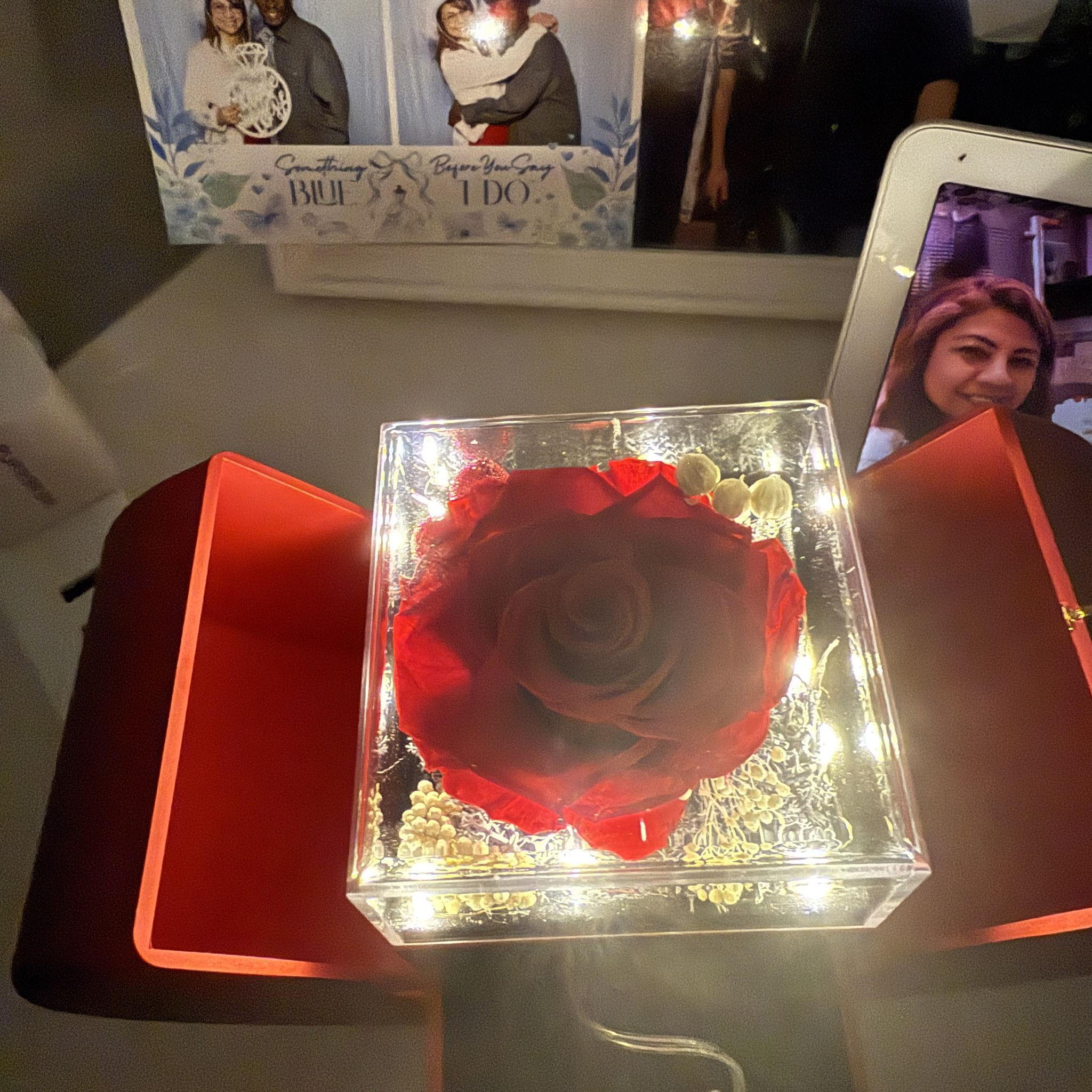 “The Rose” present to Damaris as I gave God thanks for her before proposing 😍