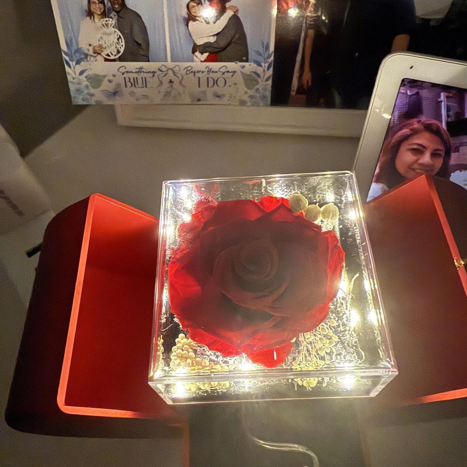 “The Rose” present to Damaris as I gave God thanks for her before proposing 😍