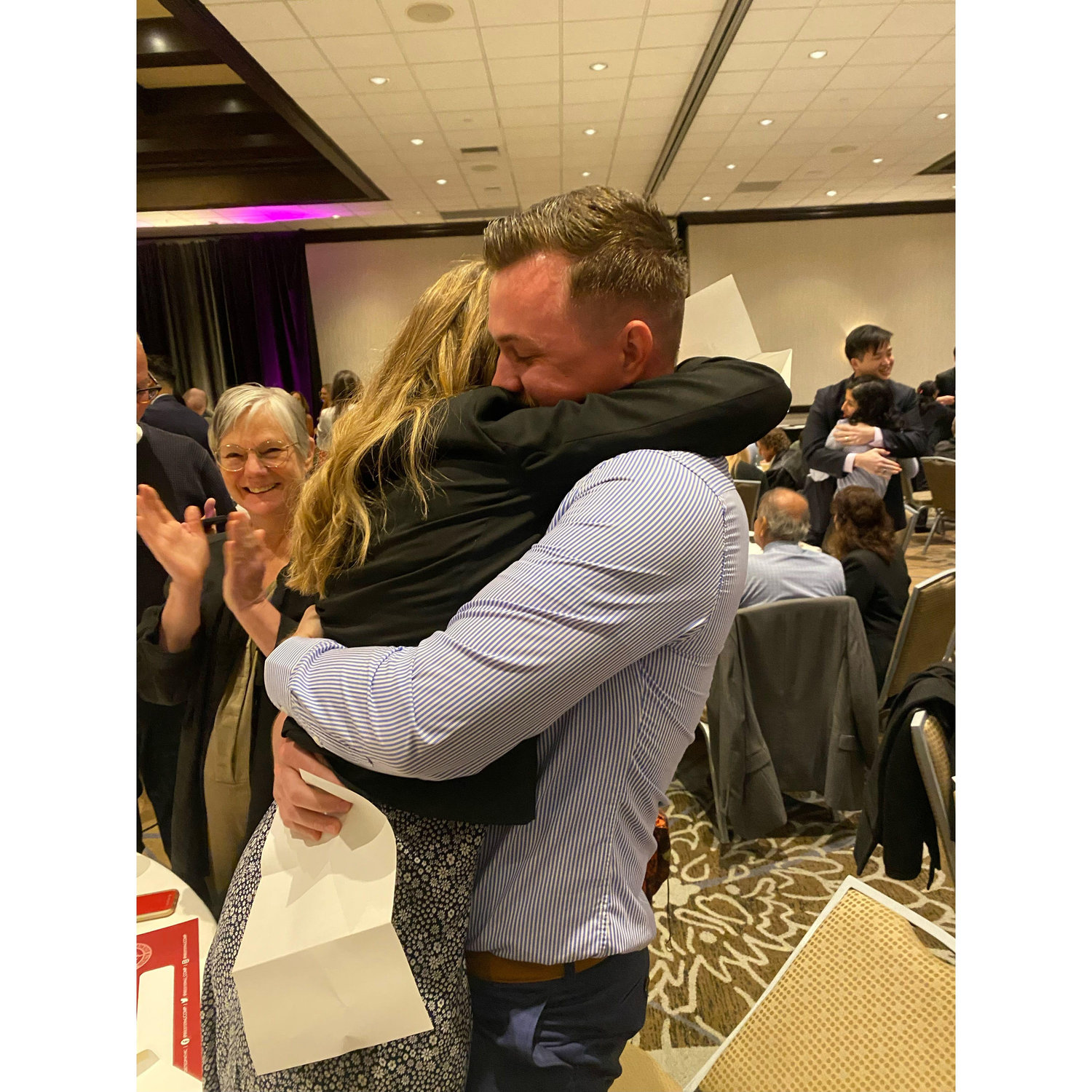 Match Day 2023! The moment we found out we matched into our respective residency programs in Sacramento. A long-awaited buildup of emotions poured into this hug.