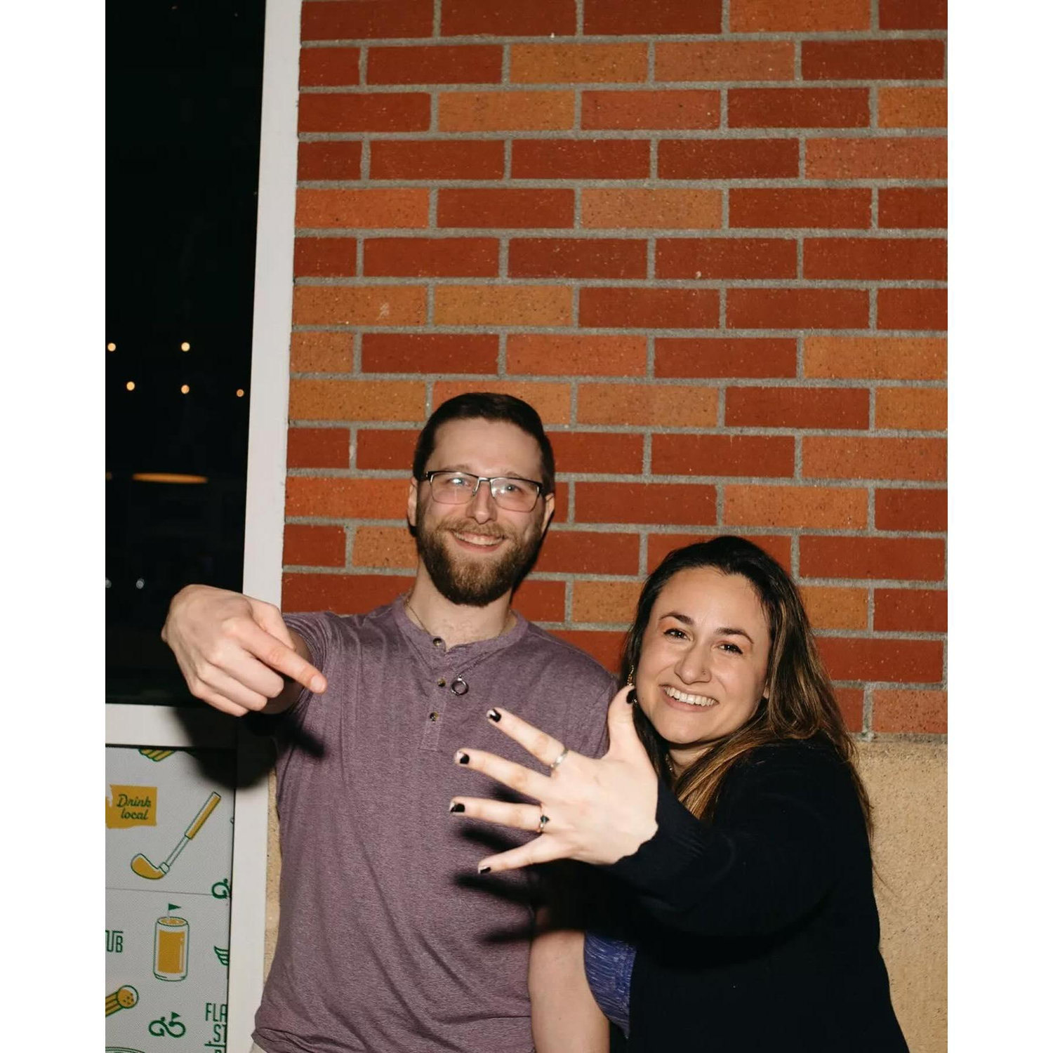 Right after Joe did his surprise proposal