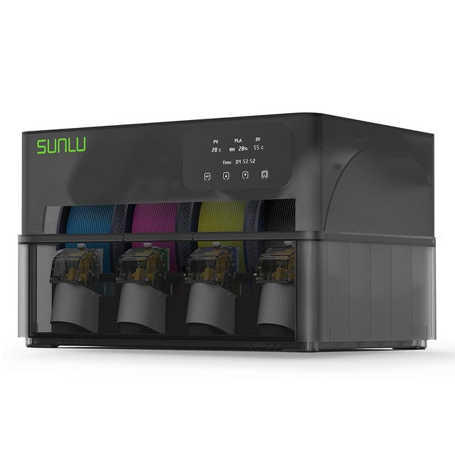 SUNLU AMS Heater, Compatible with Bambu lab AMS Gen 1 – Enables Simultaneous Printing & Drying, Easy Installation, Fast Heating to 70°C, 4-Spool Capacity Filament Dryer