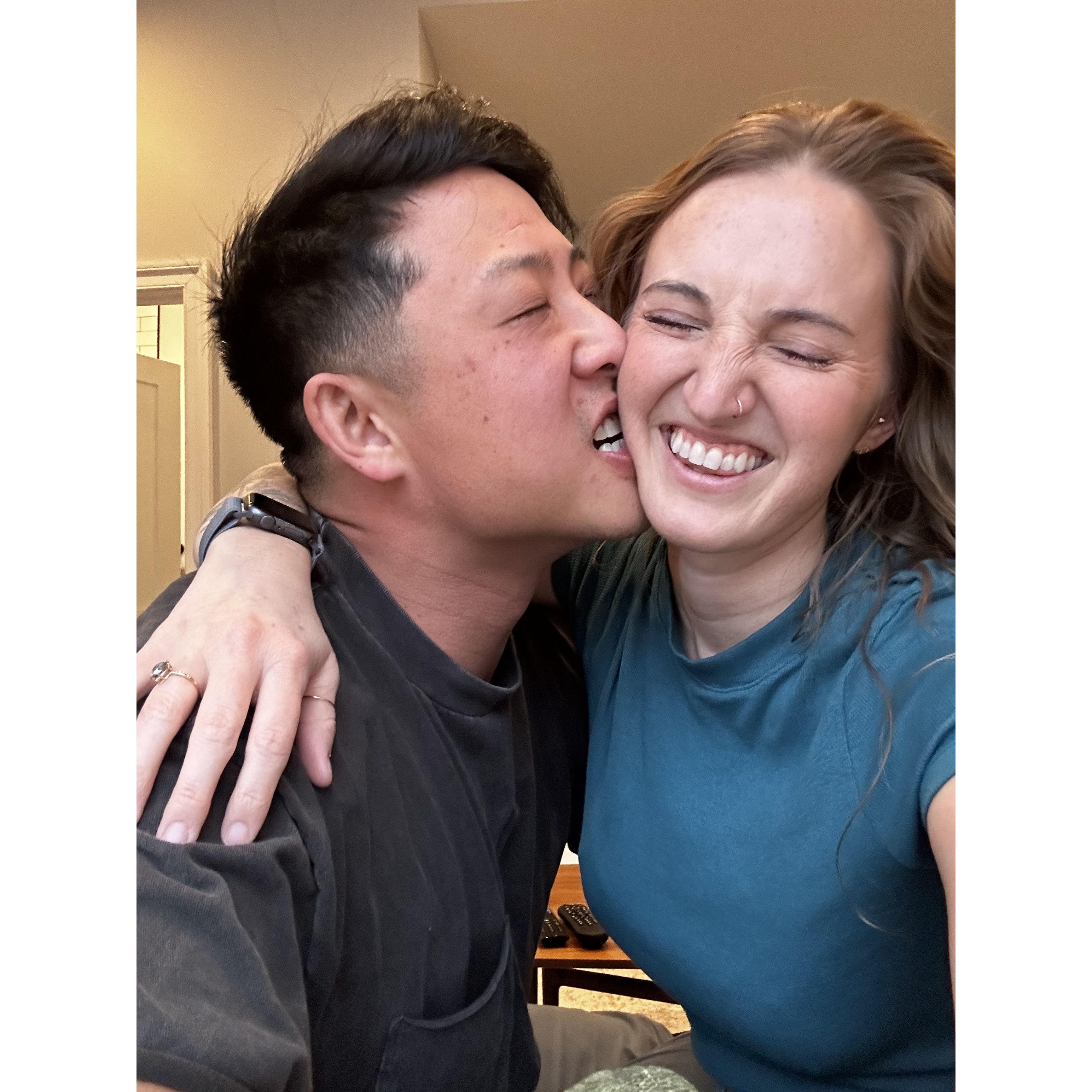 The best proposal photo I could get.