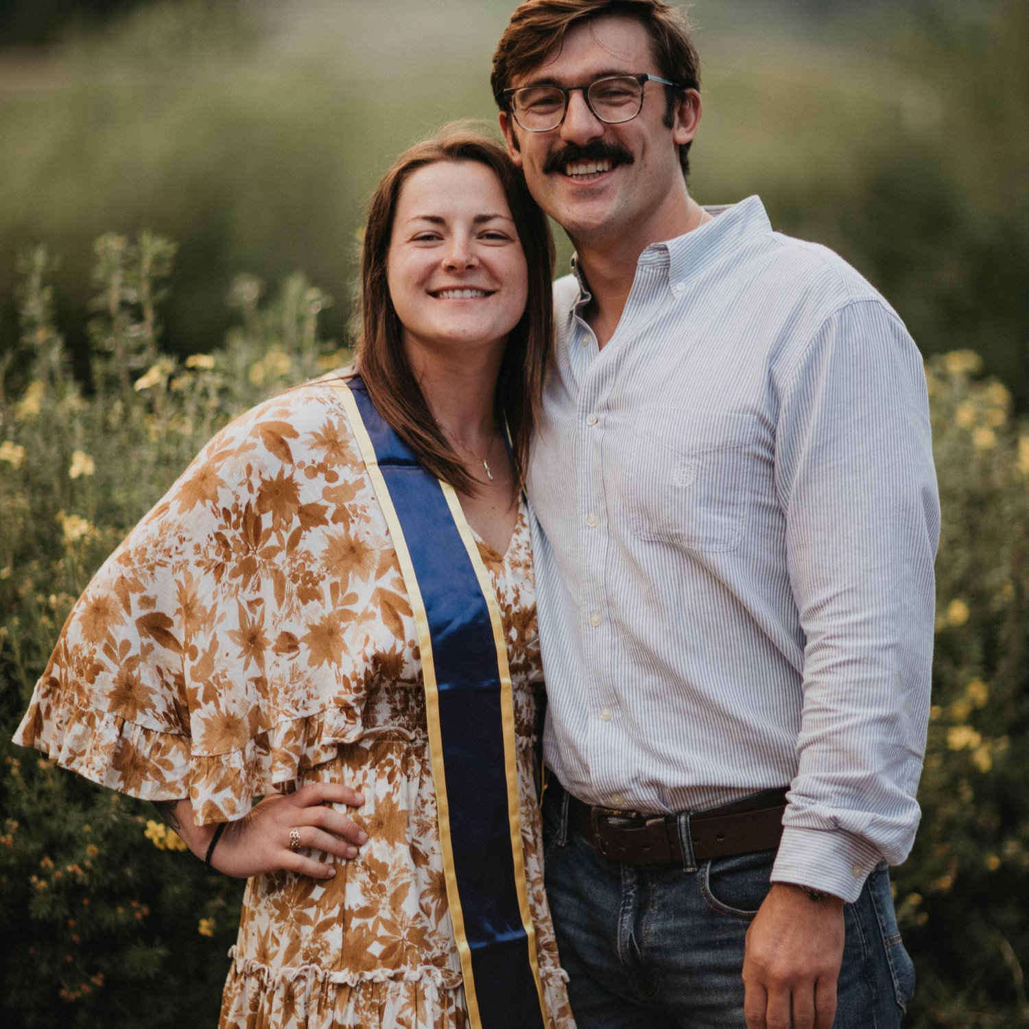 We both earned a master's at the same time!