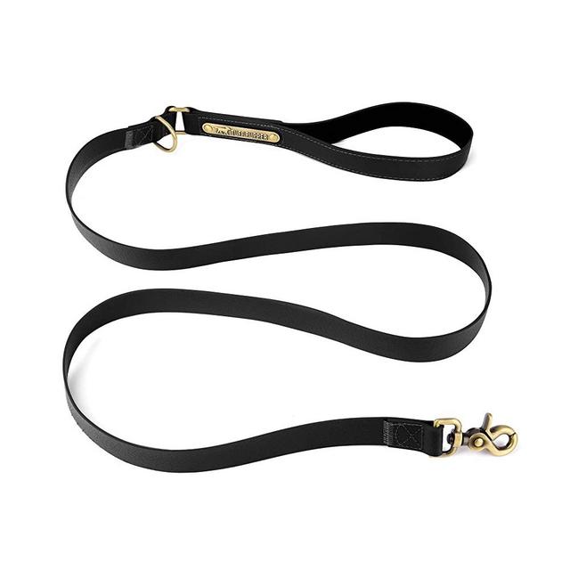 Tuff Pupper Classic 6 Foot Heavy Duty Dog Leash | 10x Stronger Than Leather | 100% Waterproof & Odor Proof Dog Leash | Tough Rust-Proof All Metal Hardware | Lifetime Replacement Guarantee