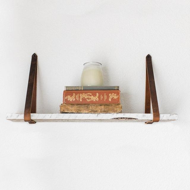 Reclaimed Wood Hanging Lake Shelf