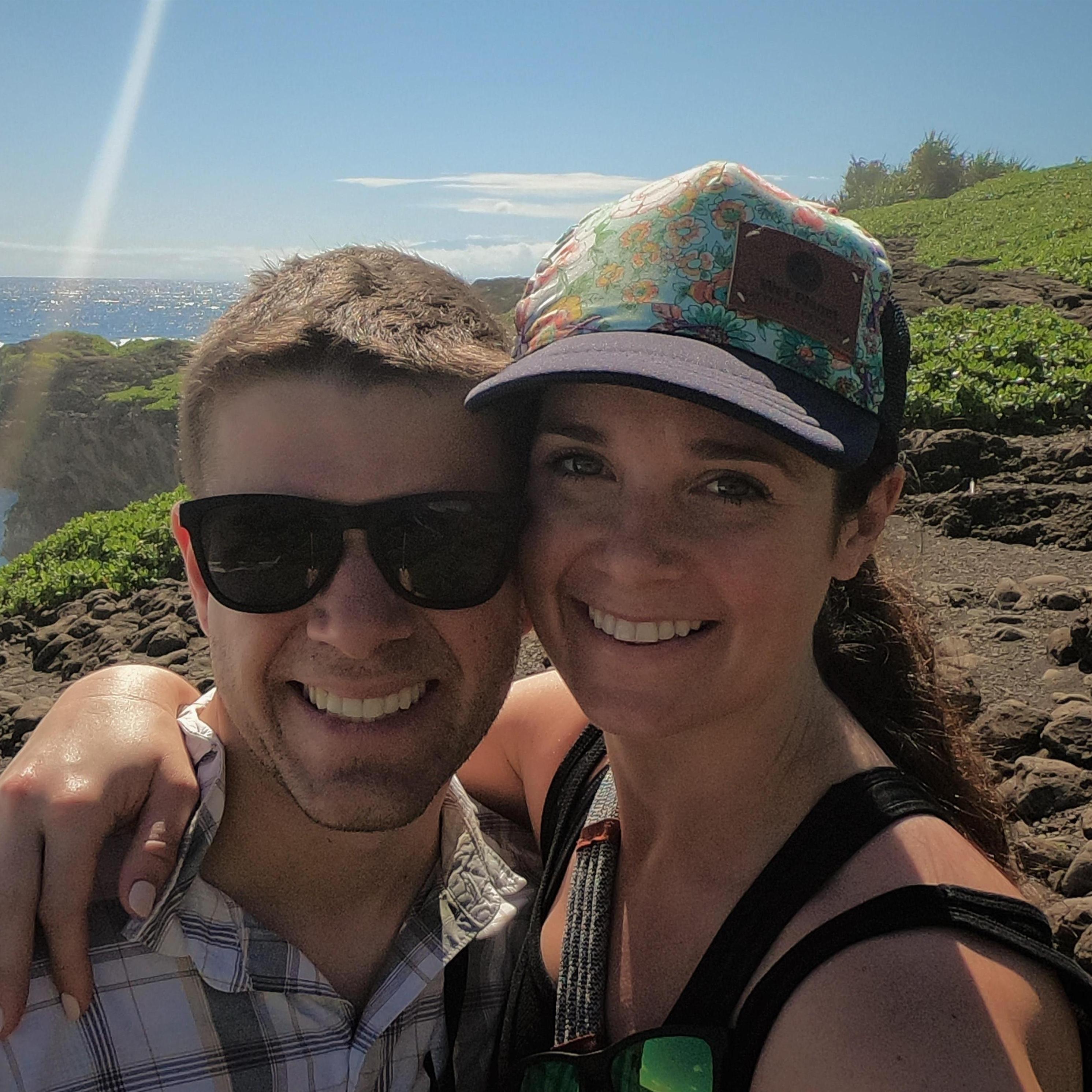 Engaged in Haleakala National Park, HI. Feb 2020!
