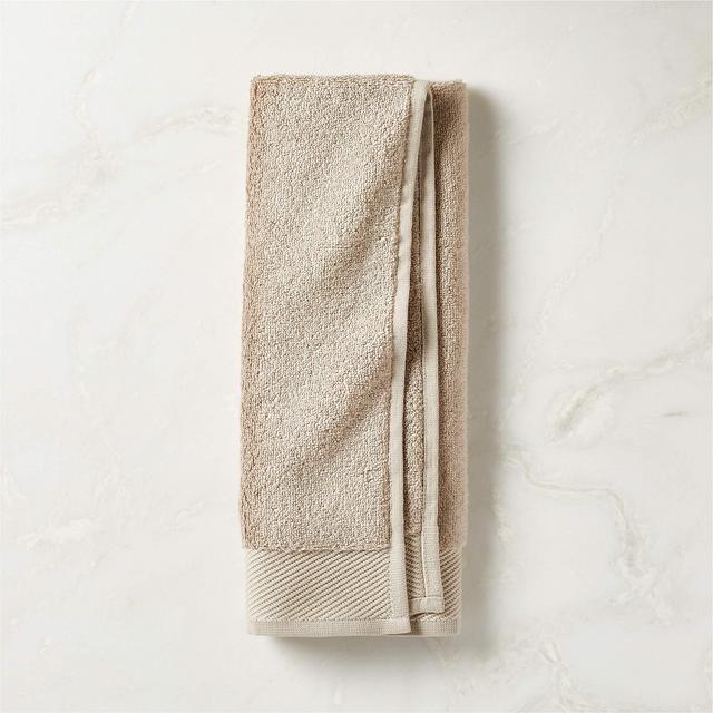 Arlow Organic Cotton Light Taupe Hand Towel