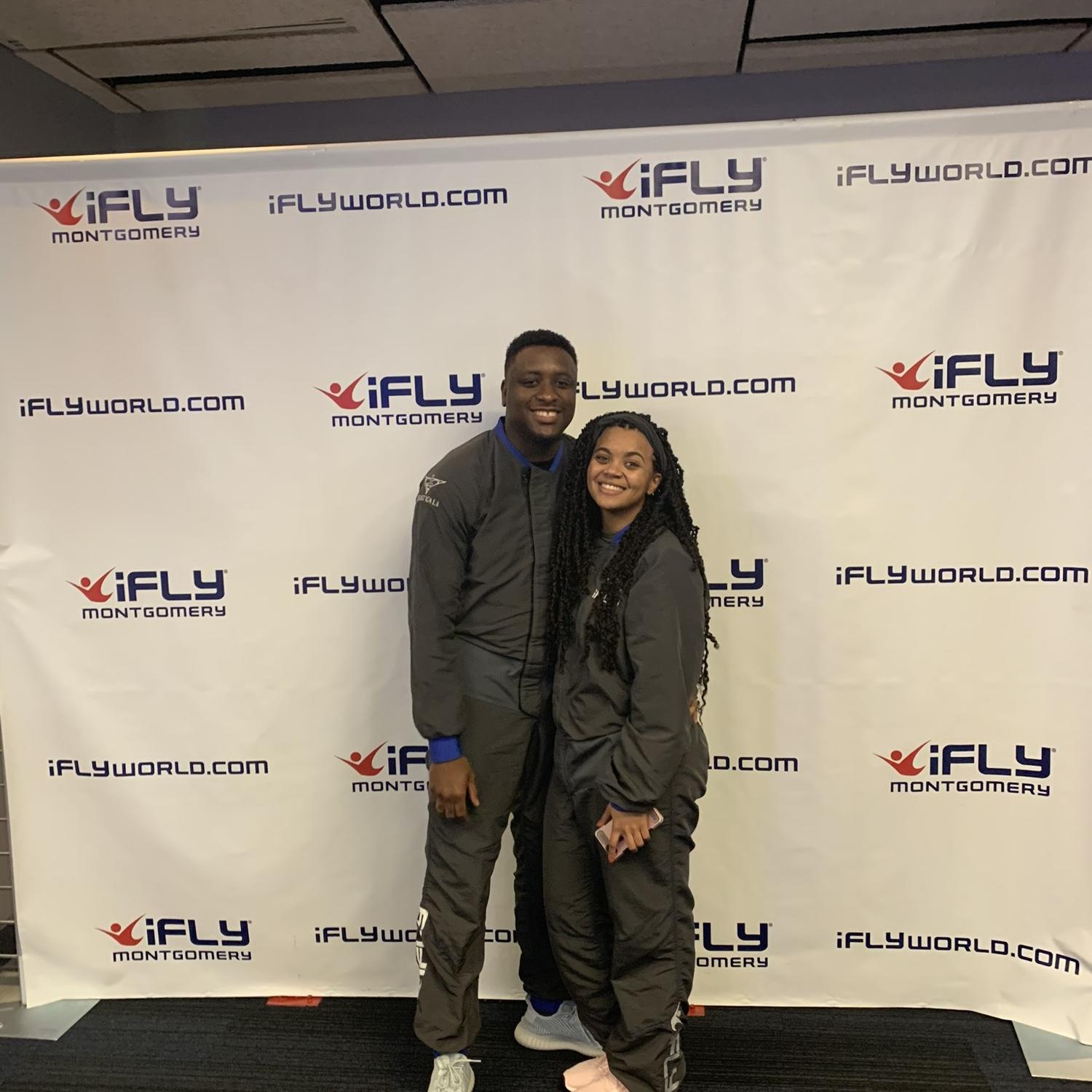 January 2021, we celebrated Byronaé’s birthday doing indoor skydiving