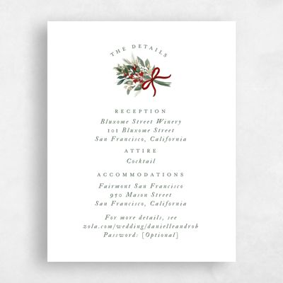 White Floral Wedding Enclosure - Bryn