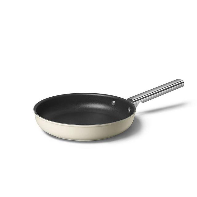 Smeg Cookware 10" Fry Pan, Cream