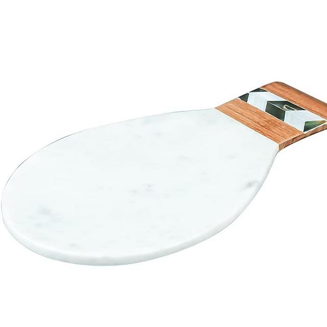 Thirstystone NM273 Spoon Rest, One Size, Marble, Wood, MOP Strip