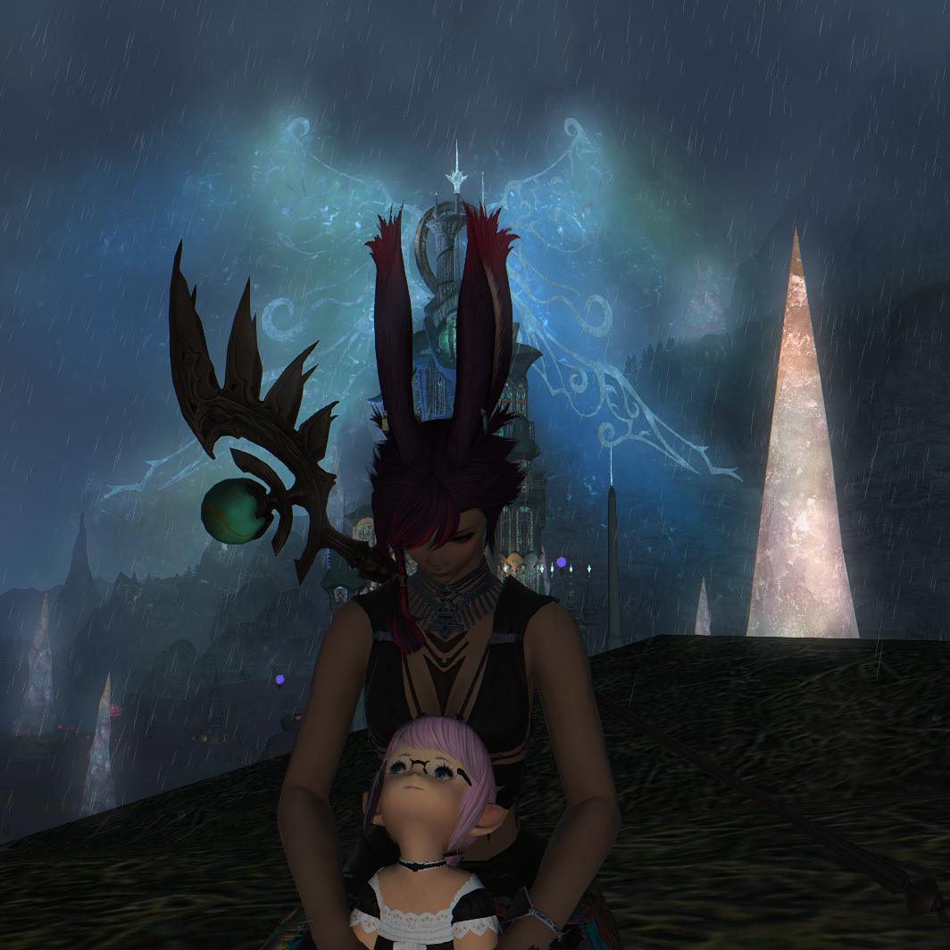 Now Evan is a bunny girl (Viera)!