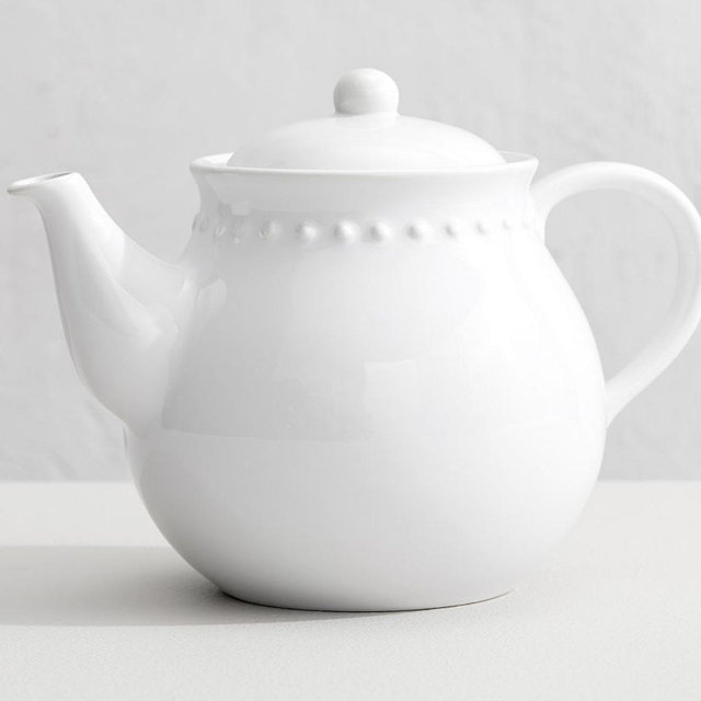 Emma Beaded Stoneware Teapot