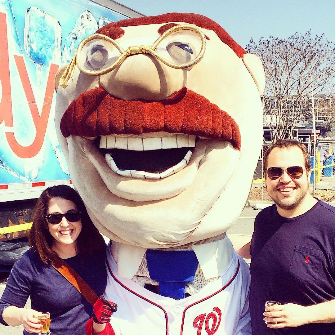With our favorite racing president - Go Teddy Go!