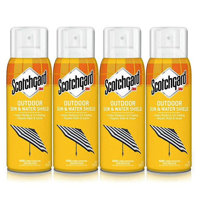 Scotchgard Sun and Water Shield, Repels Water, 42 Ounces (Four, 10.5 Oz Cans)