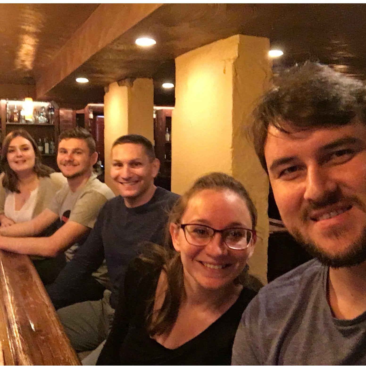 On a trip to Newport News in March, 2019, we visit a 1920's style speakeasy with Katie's Dad, Jacob, and Marissa!
