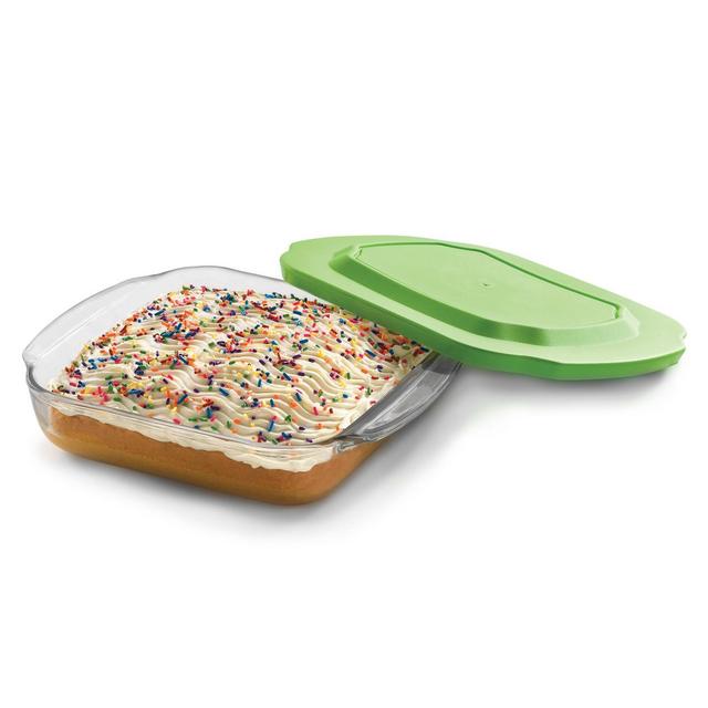 Libbey Baker's Basics 8"x8" Glass Bake Dish with Plastic Lid