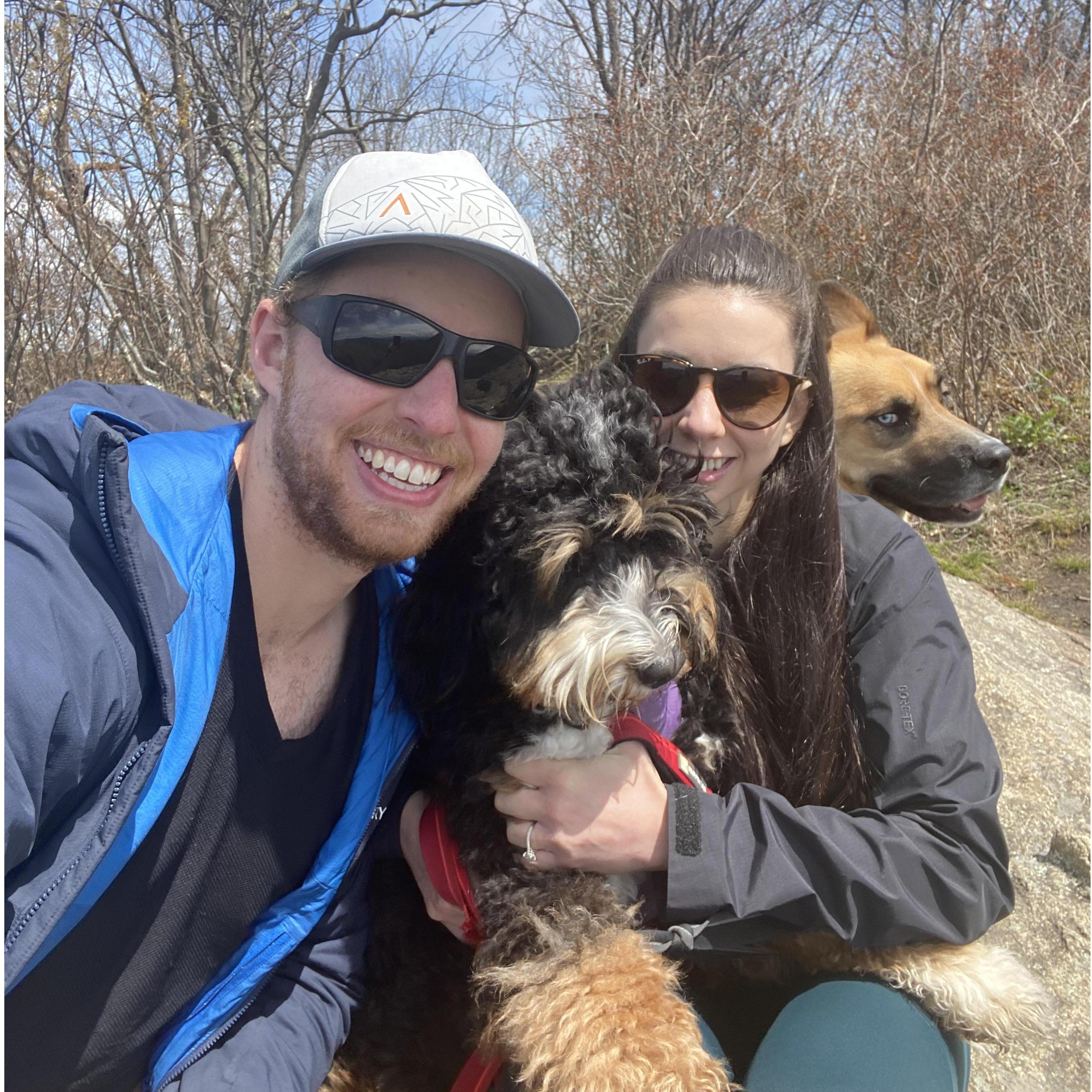 Impossible to get a pic of the 4 of us