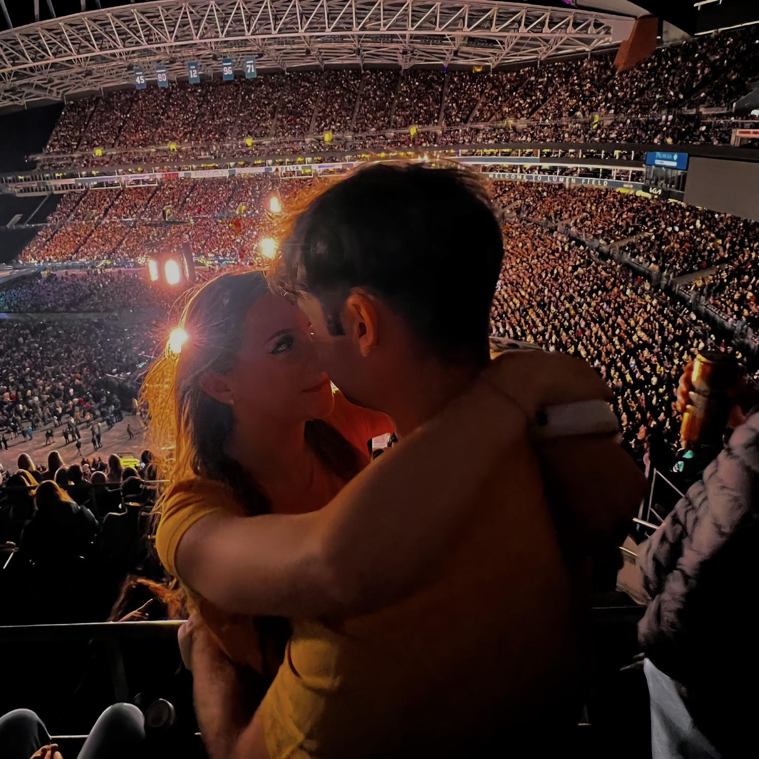 Coldplay was our first concert together