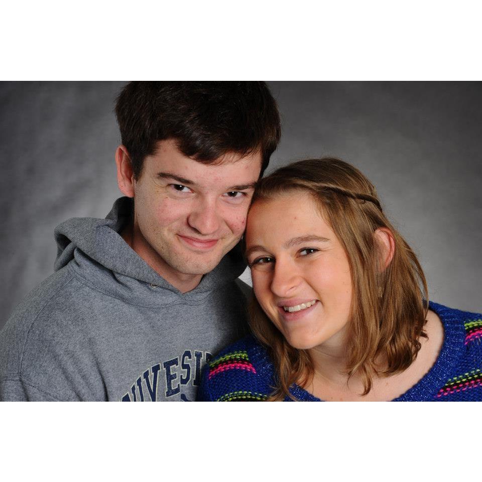Owen crashed Caroline's headshot session. USM 2014.