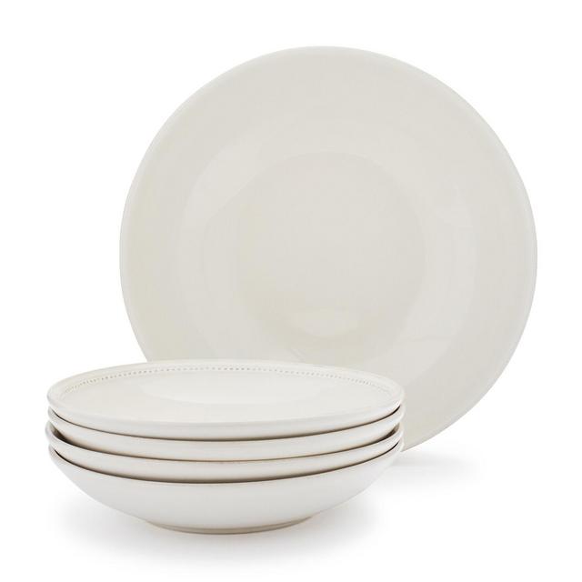 Pearl Stoneware Pasta Bowl Set, Set of 5