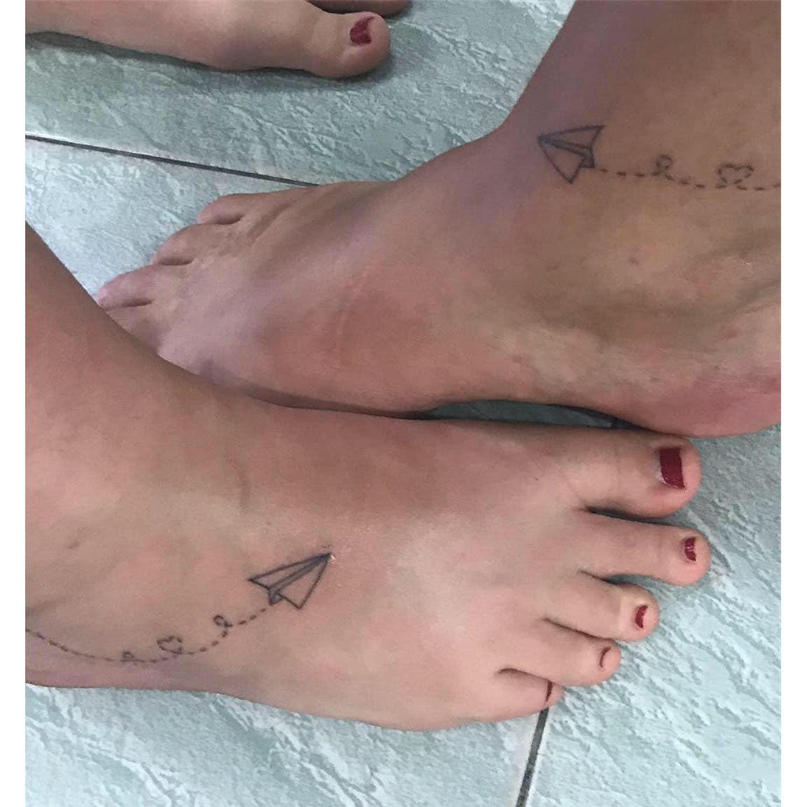 Matching tattoos in Koh Tao Thailand