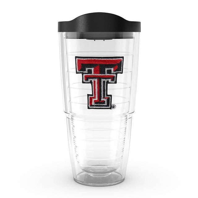 Tervis Made in USA Double Walled Texas Tech University Red Raiders Insulated Tumbler Cup Keeps Drinks Cold & Hot, 24oz, Primary Logo